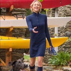 Athleta Half Zip Sweater Dress